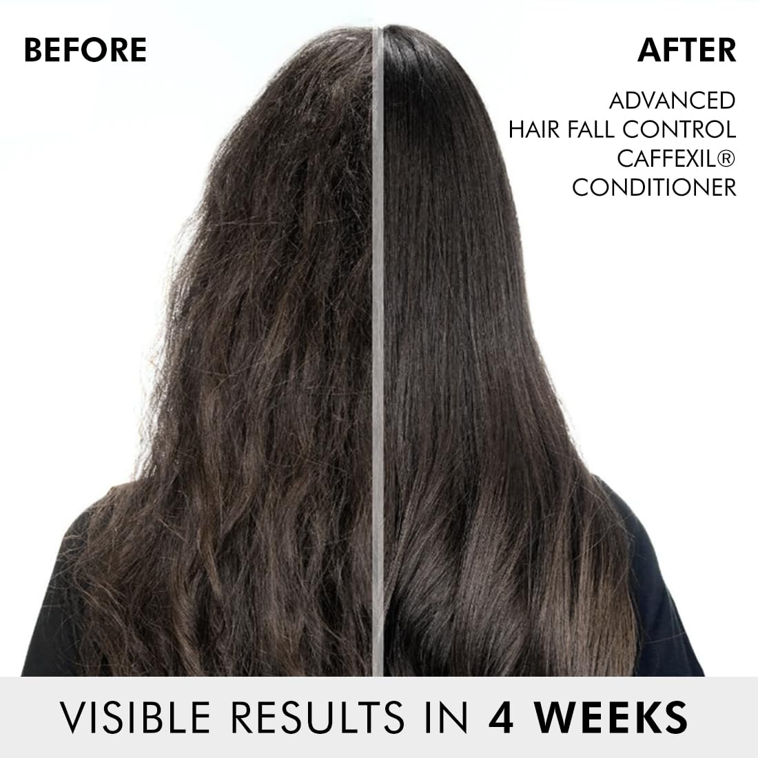 mcaffeine Caffexil Conditioner with Keratin, Biotin & Rosemary Extracts, 250 mL, PETA Certified, Unisex - label detail
