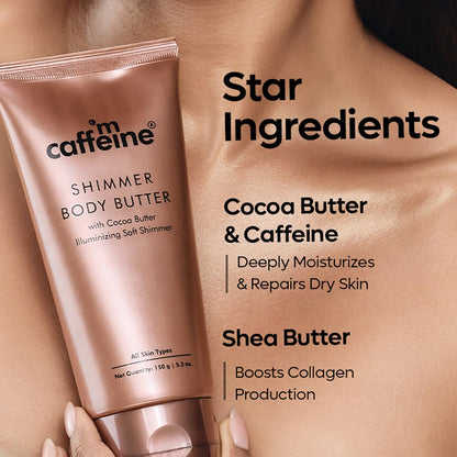 mcaffeine Choco Body Butter, 100gm Unisex Moisturizer with Cocoa Butter, Shea Butter & Caffeine - packaging (12)