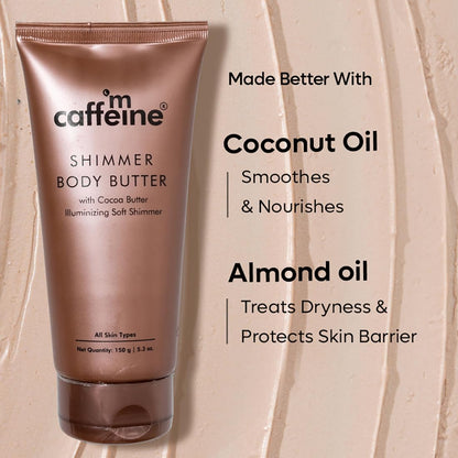 mcaffeine Choco Body Butter, 100gm Unisex Moisturizer with Cocoa Butter, Shea Butter & Caffeine - label detail (13)