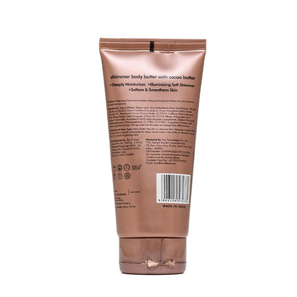 mcaffeine Choco Body Butter, 100gm Unisex Moisturizer with Cocoa Butter, Shea Butter & Caffeine - in use (16)