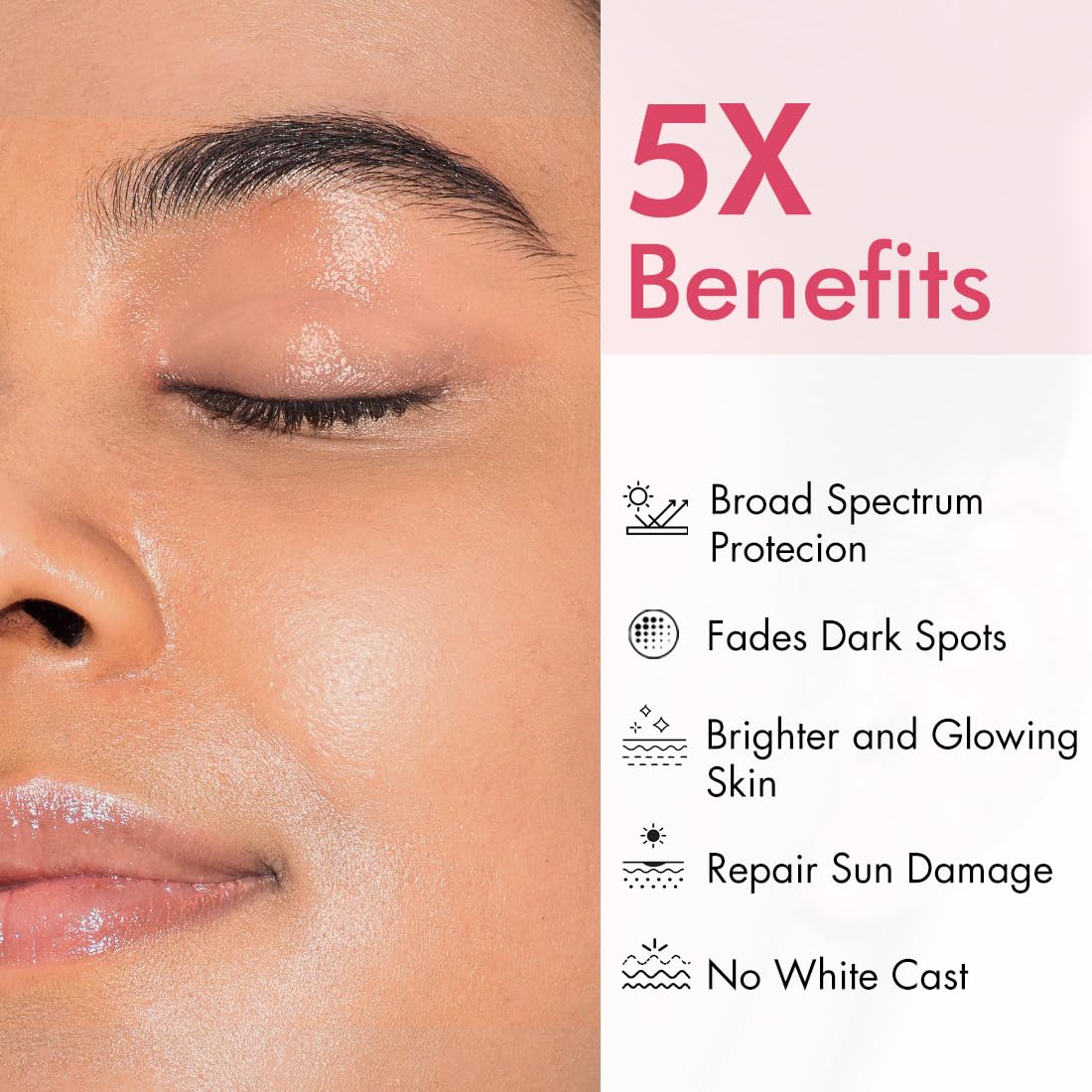 mcaffeine CLEAR GLOW 1% Kojic Acid Alpha Arbutin Sunscreen SPF 50 PA++++, 50ml, Fragrance-Free - close-up detail
