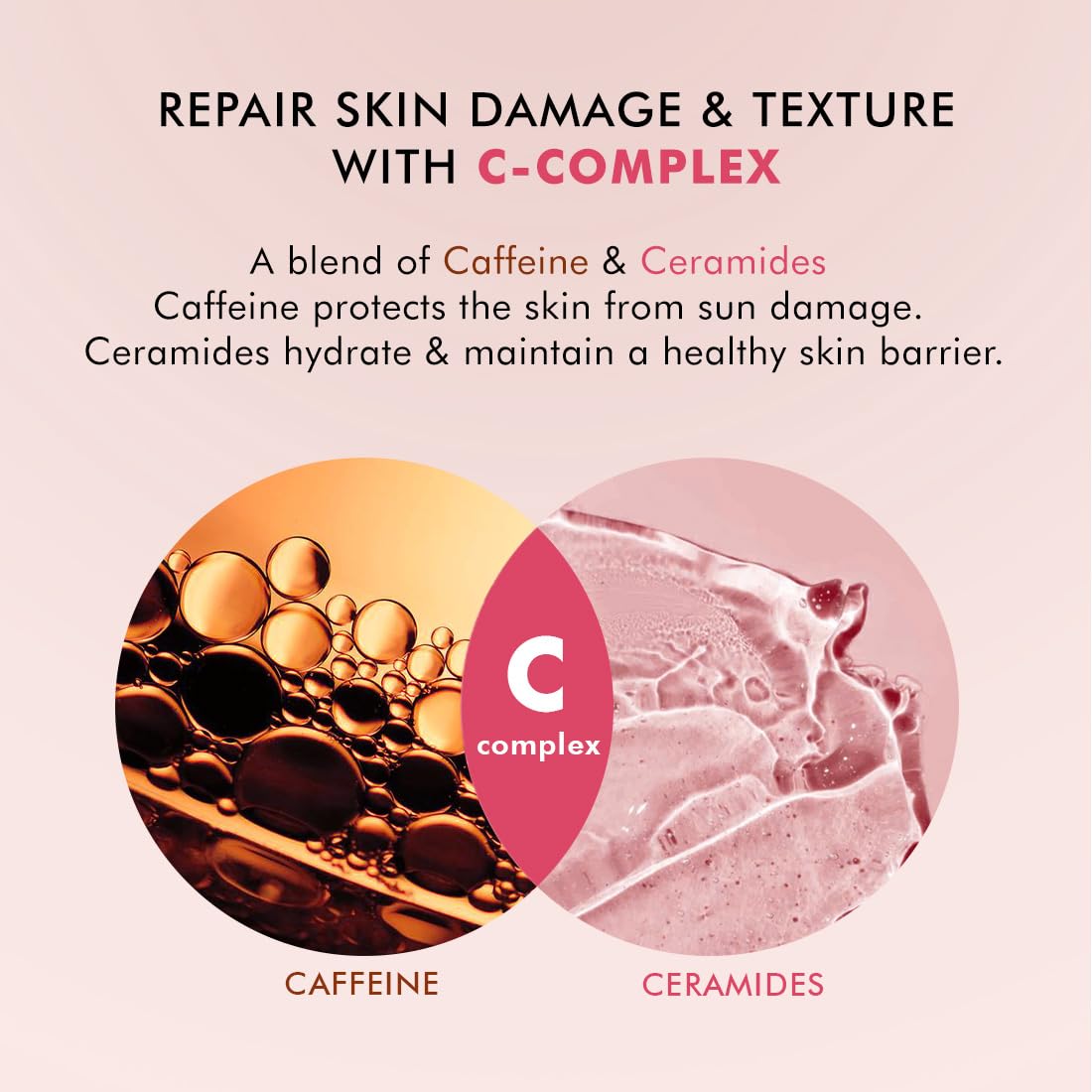 mcaffeine CLEAR GLOW 1% Kojic Acid Face Wash with Glutathione, 100ml, Non-Drying, Fragrance-Free - label detail