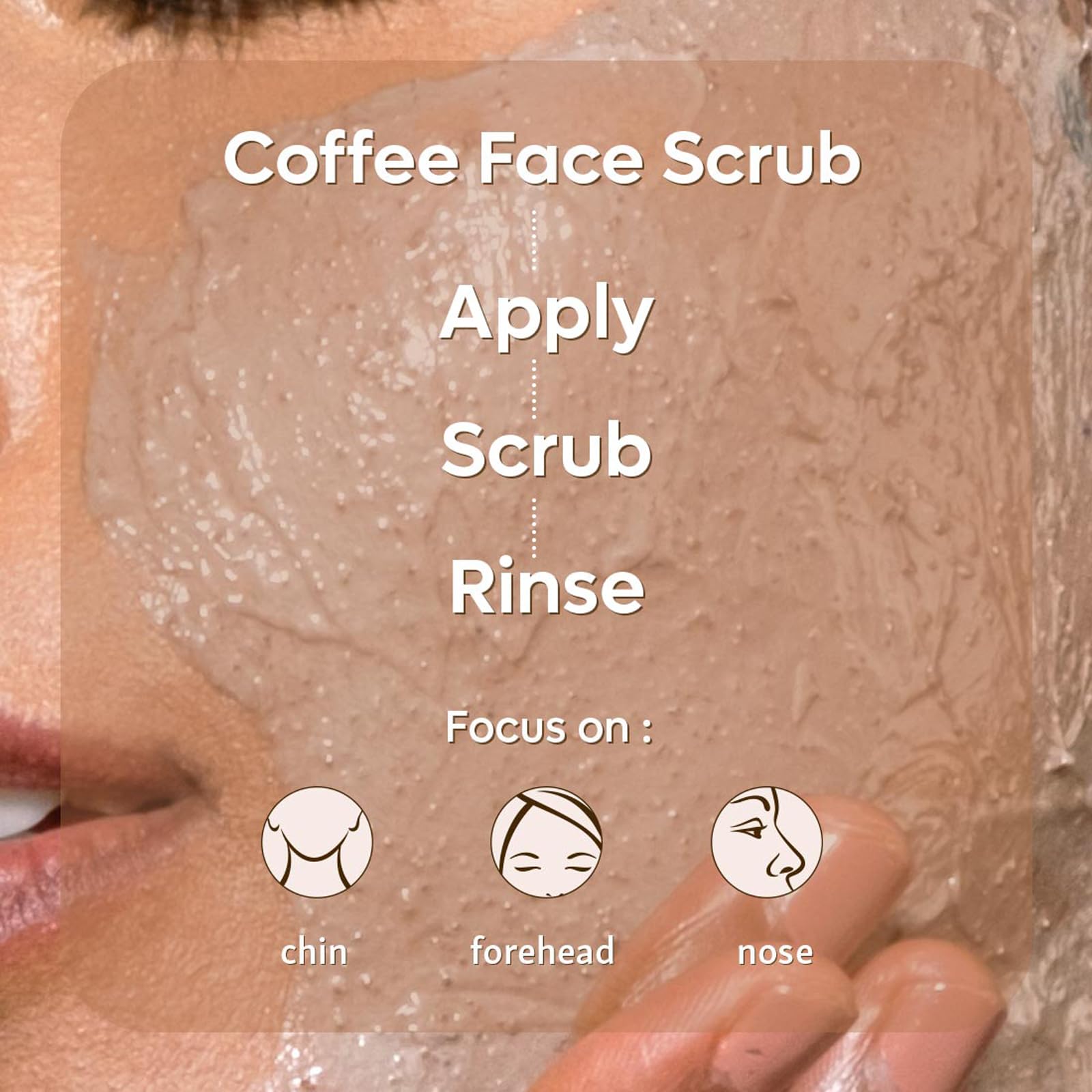 mcaffeine Coffee and Walnut Face Scrub, 100g, Unisex, Model MCaf42, Pep Technologies Pvt. Ltd - packaging
