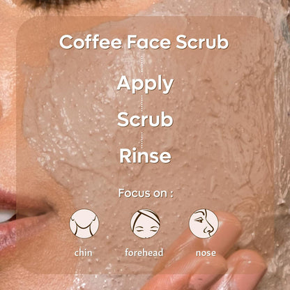 mcaffeine Coffee and Walnut Face Scrub, 100g, Unisex, Model MCaf42, Pep Technologies Pvt. Ltd - packaging