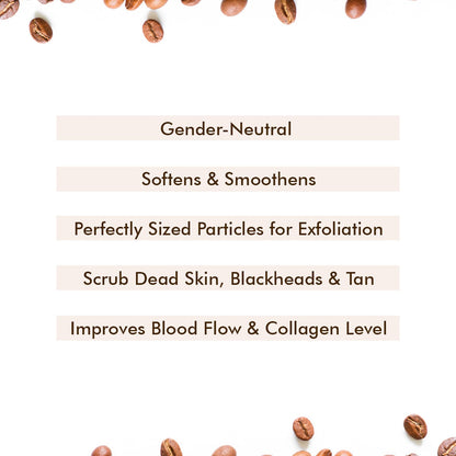 mcaffeine Coffee and Walnut Face Scrub, 100g, Unisex, Model MCaf42, Pep Technologies Pvt. Ltd - label detail