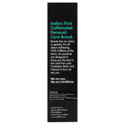 mcaffeine Coffee and Walnut Face Scrub, 100g, Unisex, Model MCaf42, Pep Technologies Pvt. Ltd - in use