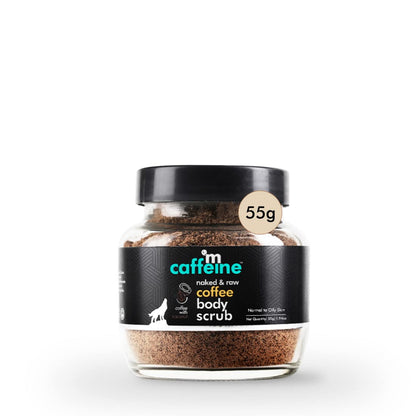 mcaffeine Coffee Bathing Scrub with Coconut Oil, Unisex Exfoliating Body Scrub for All Skin Types