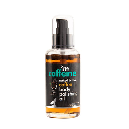 mcaffeine Coffee Body Polishing Oil with Arabica Coffee, 100ml, Unisex Formula