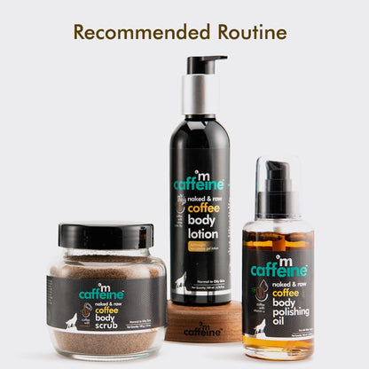 mcaffeine Coffee Body Polishing Oil with Arabica Coffee, 100ml, Unisex Formula - ingredients panel