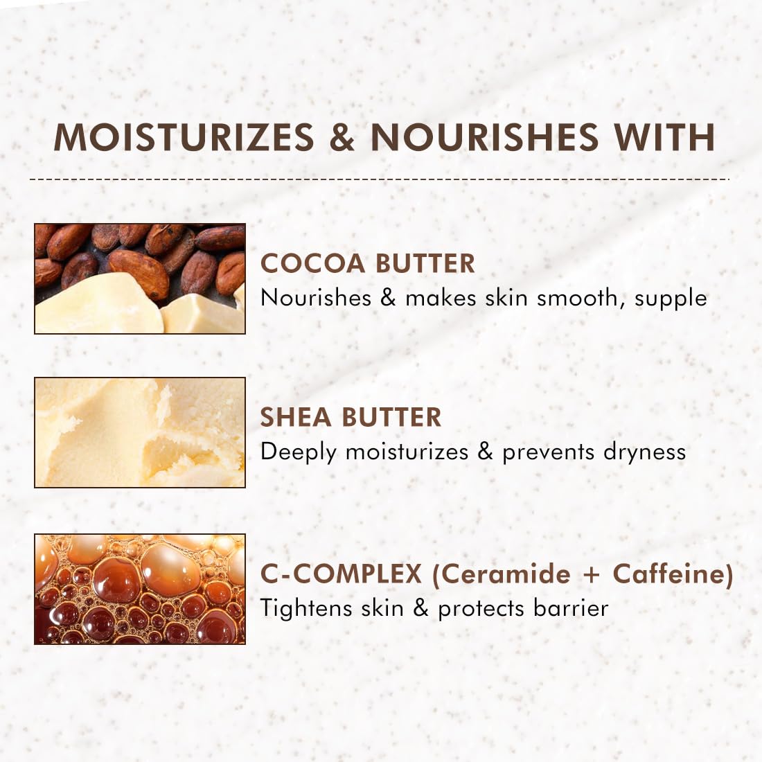 mcaffeine Coffee & Cookie Face Scrub with Walnut, Charcoal & Clay, 100g, Unisex, PETA Certified - packaging