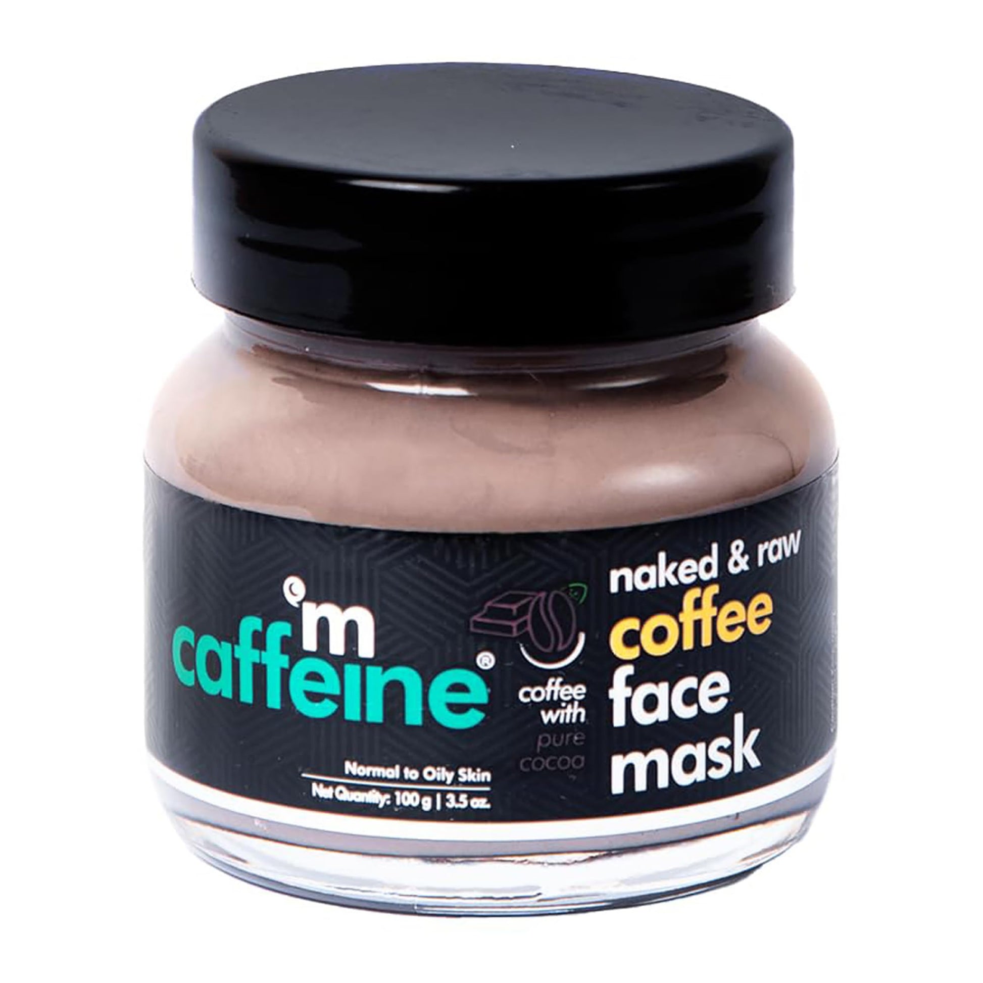 mcaffeine Coffee De Tan Face Pack Mask with Kaolin Clay, Multani Mitti & Bentonite Clay, 100gm, Vegan