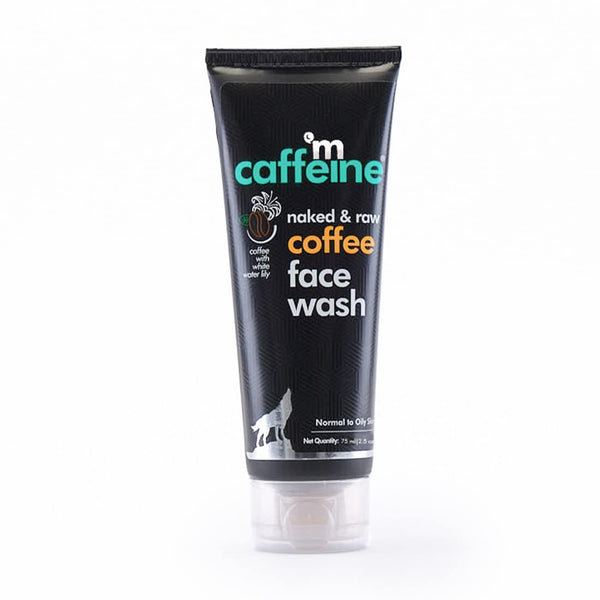mcaffeine Coffee Face Wash 75ml with Caffeine Hyaluronic Acid Provitamin B5 SLS Free Paraben Free Vegan