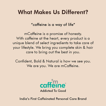 mCaffeine Coffee Lip Scrub, 12gm, 100% Vegan, Unisex, PETA Certified Cruelty-Free - size and scale