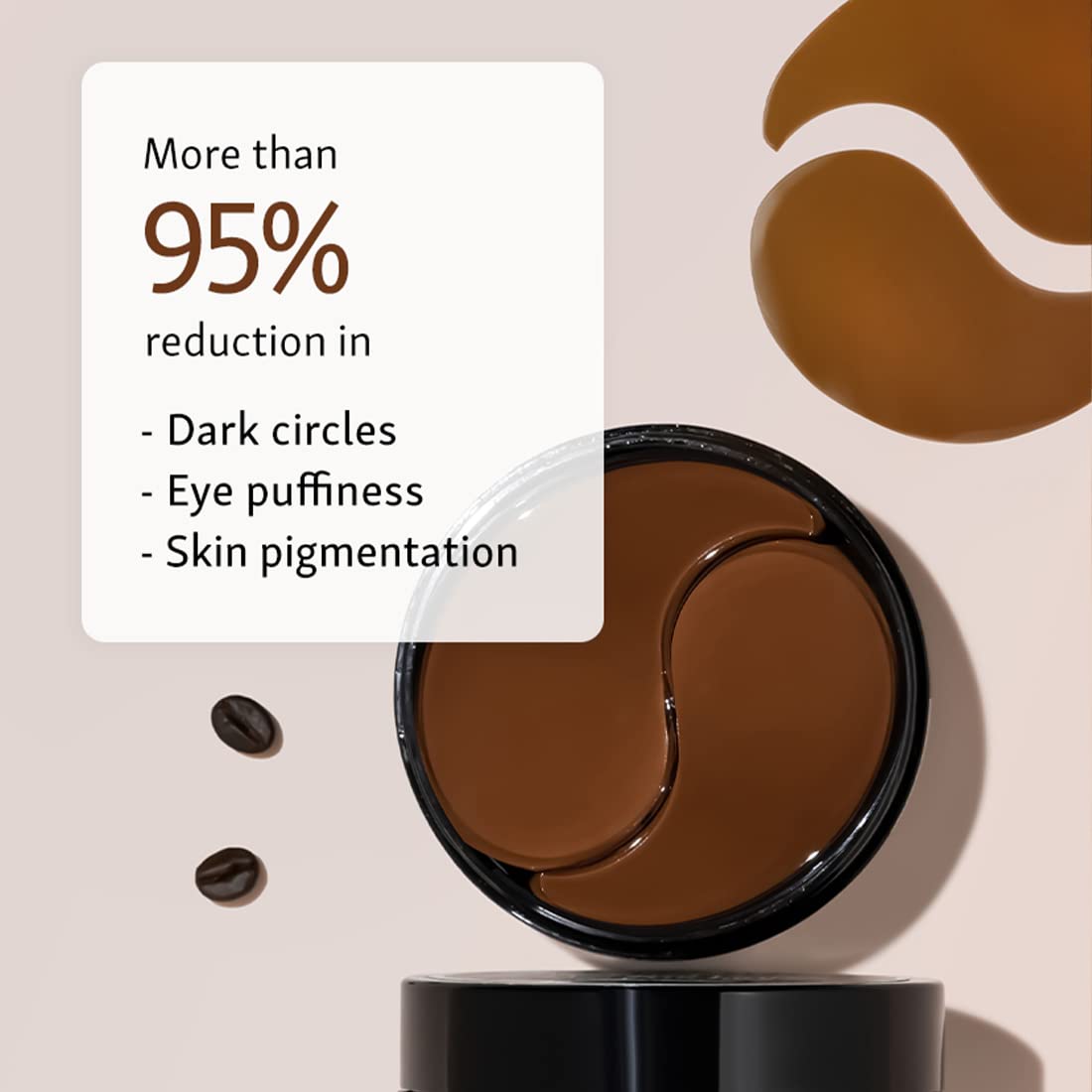 mcaffeine Coffee Under Eye Cream and Hydrogel Patches Combo, Arabica, Vegan, PETA Certified - packaging (13)