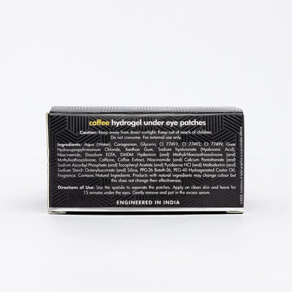 mcaffeine Coffee Under Eye Cream and Hydrogel Patches Combo, Arabica, Vegan, PETA Certified - in use (17)