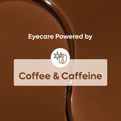 mcaffeine Coffee Under Eye Cream and Hydrogel Patches Combo, Arabica, Vegan, PETA Certified - size and scale
