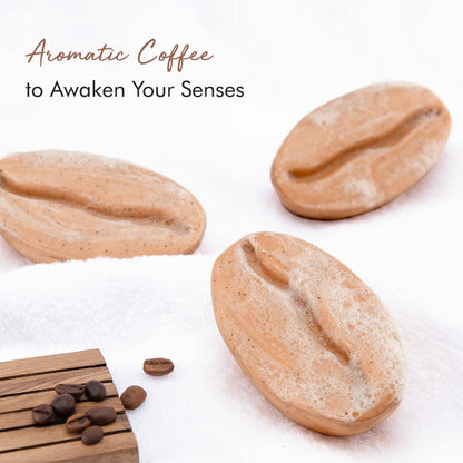 mCaffeine Exfoliating Tan Removal Soap with Coffee,Almond Milk & Caramel|De Tan Bathing Soap for Polishing & Moisturizing the