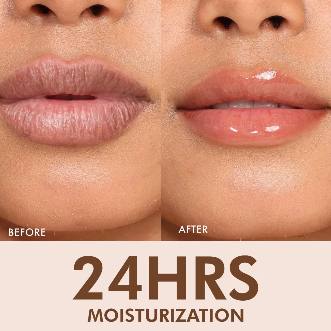 mCaffeine Lip Juice Tinted Lip Balm - Berry Blush | 24 hrs Moisturization | With Peptides, Cocoa Butter & Vitamin E | Dry & C