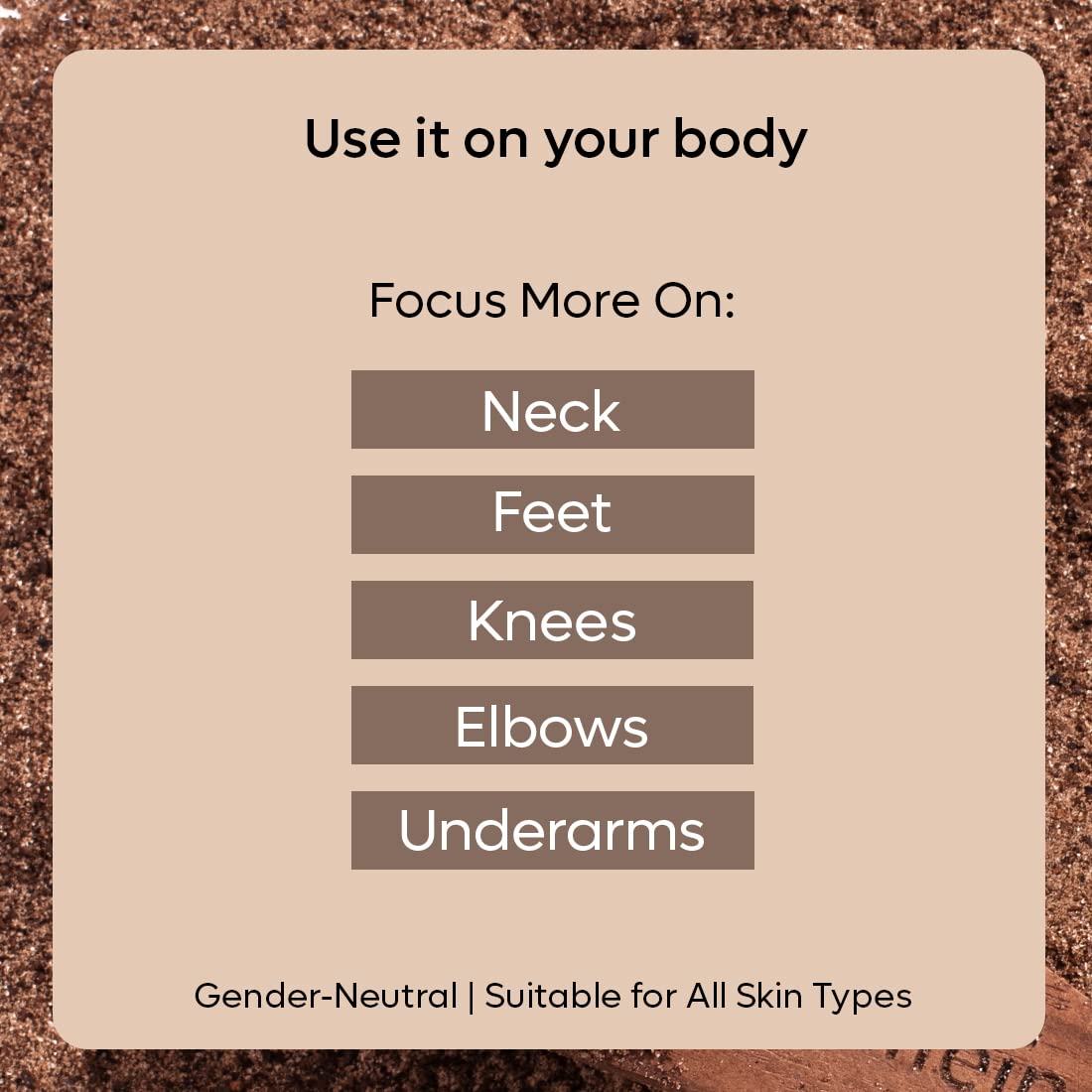 mcaffeine Naked & Raw Coffee Body Scrub, Pack of 2, 200g Total, Vegan & Cruelty-Free - label detail