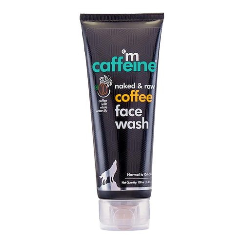 mcaffeine Naked & Raw Coffee Face Wash, 100ml, Vegan, Cruelty-Free, Dermatologically Tested, Unisex
