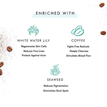 mcaffeine Naked & Raw Coffee Face Wash, 100ml, Vegan, Cruelty-Free, Dermatologically Tested, Unisex - back view (10)