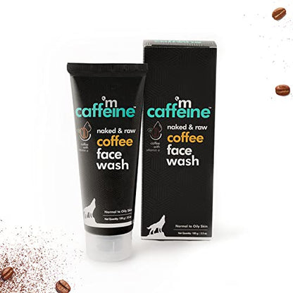 mcaffeine Naked & Raw Coffee Face Wash, 100ml, Vegan, Cruelty-Free, Dermatologically Tested, Unisex - ingredients panel (13)
