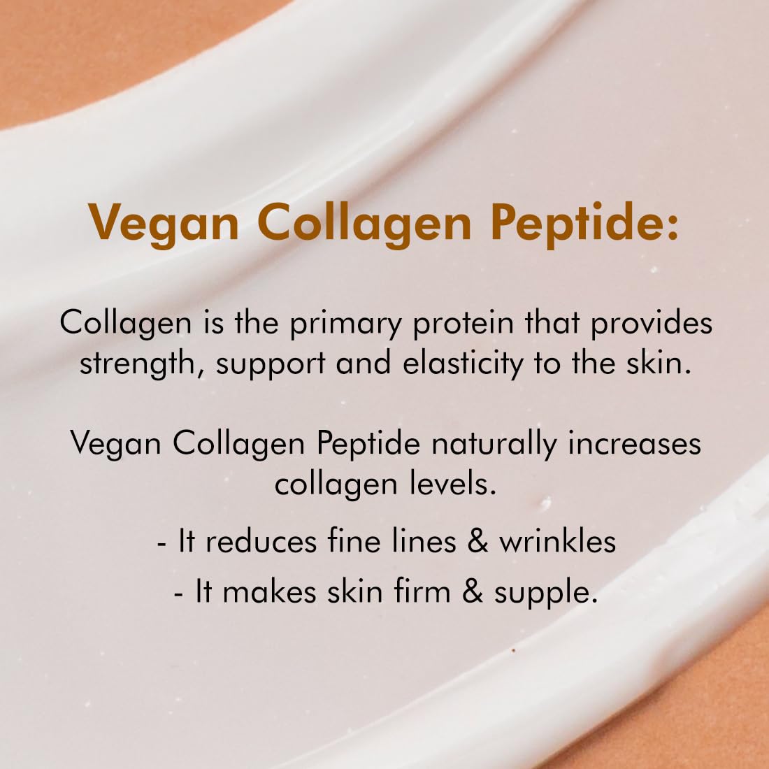 mcaffeine Night Cream with Black Tea Complex, Vegan Collagen Peptide, Hyaluronic Acid, 50ml, Unisex - label detail