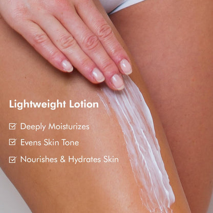 mCaffeine Perfume Body Lotion, 300ml, Niacinamide, Cocoa Butter, Shea Butter, Aquatic Beachy Scent - label detail (14)