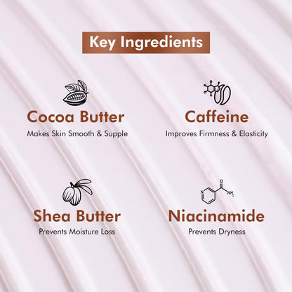 mCaffeine Perfume Body Lotion, 300ml, Niacinamide, Cocoa Butter, Shea Butter, Aquatic Beachy Scent - ingredients panel (15)