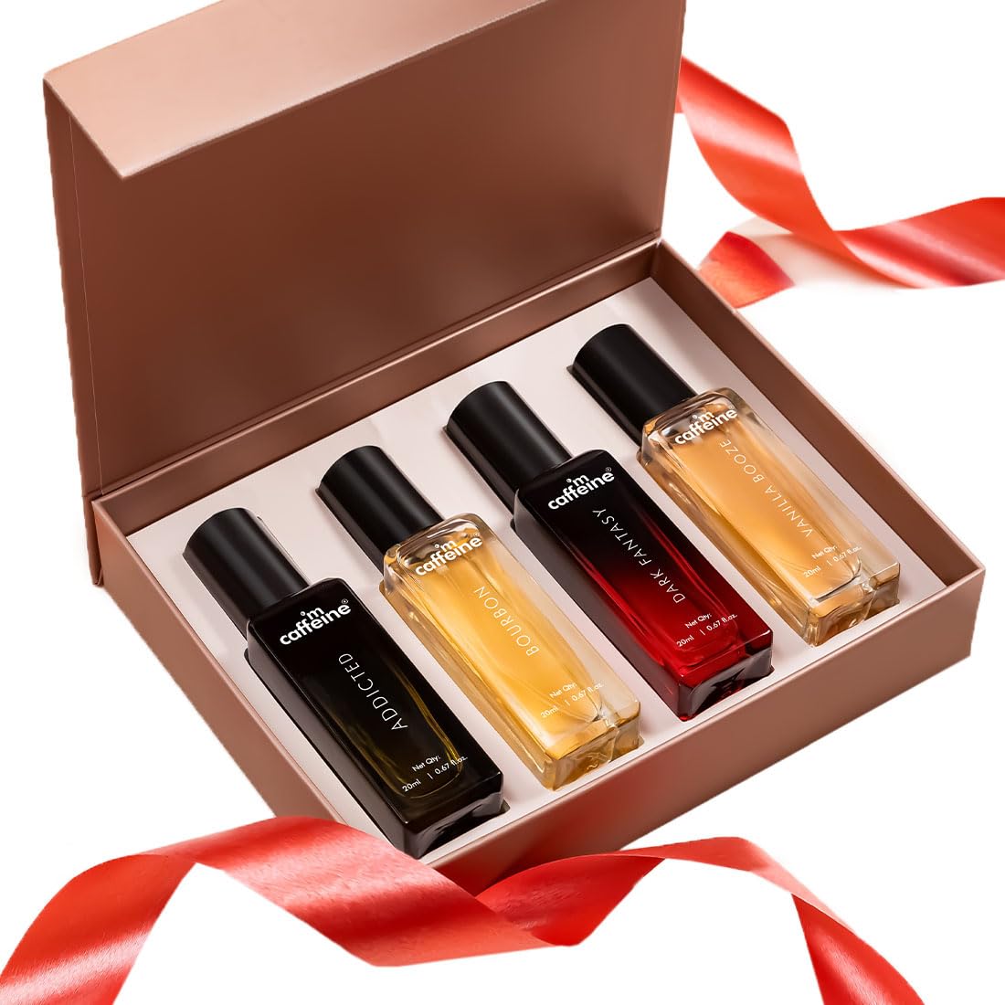 mcaffeine The Addiction Collection Perfume Gift Set, 4 x 20ml Unisex Eau De Parfum