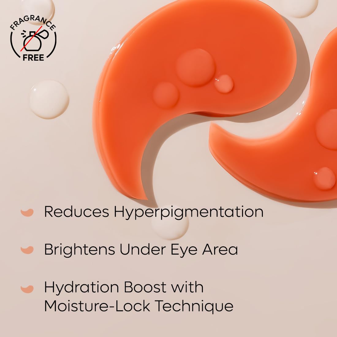 mcaffeine Under Eye Serum Patches, 4% Niacinamide & Kombucha Tea Hydrogel, 15 Pairs, Unisex - back view