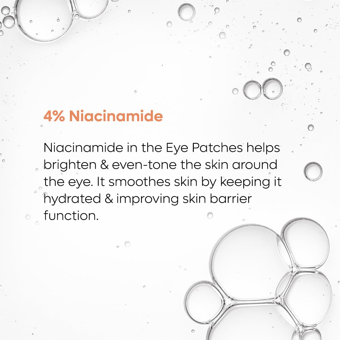 mcaffeine Under Eye Serum Patches, 4% Niacinamide & Kombucha Tea Hydrogel, 15 Pairs, Unisex - packaging