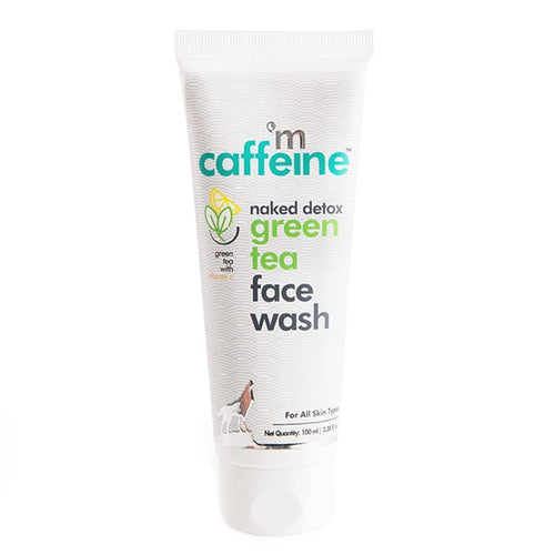mcaffeine Vitamin C Face Wash with Green Tea, Hyaluronic Acid & Caffeine, 100ml
