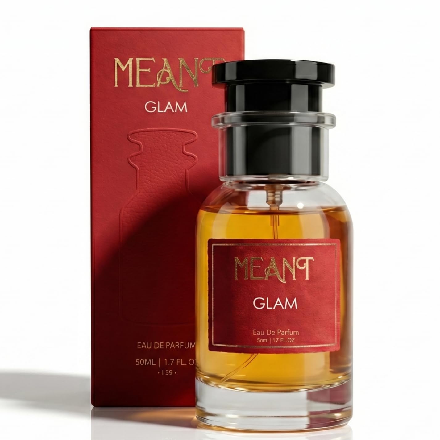 MEANT GLAM Eau De Parfum for Women, 50ml, Warm Gourmand, 30% Oil Concentration
