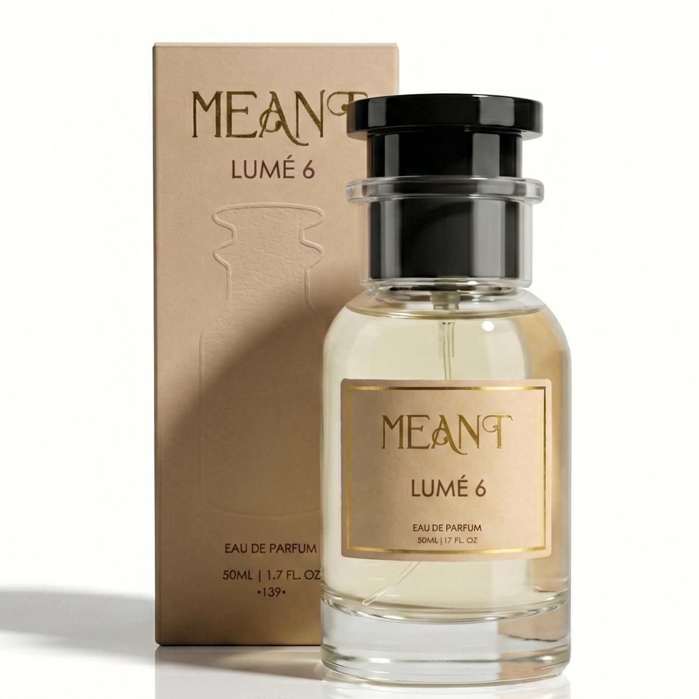 MEANT LUMÉ 6 Eau de Parfum for Women, 50ml, Fresh Floral Fragrance, 30% Oil Concentration
