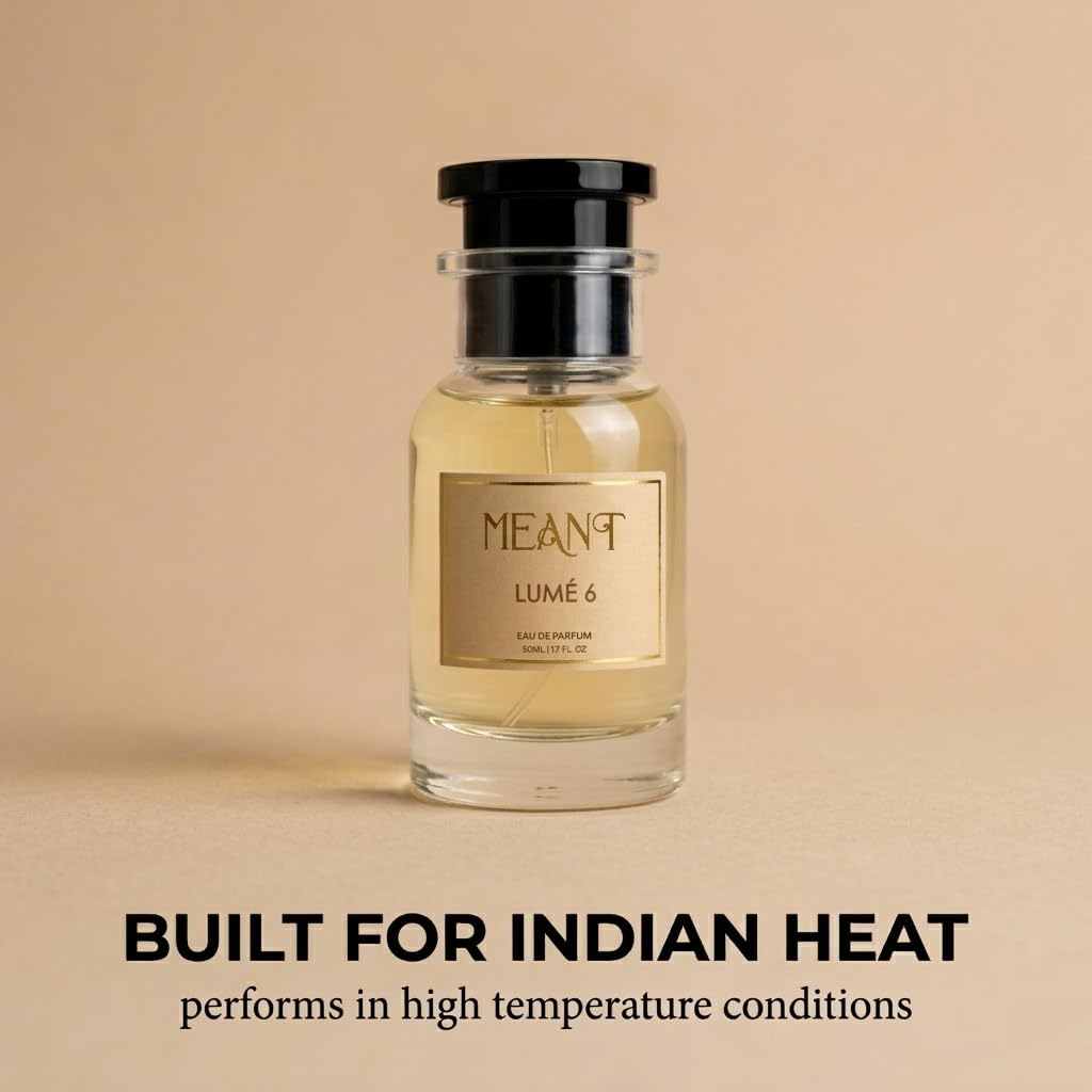 MEANT LUMÉ 6 Eau de Parfum for Women, 50ml, Fresh Floral Fragrance, 30% Oil Concentration - ingredients panel