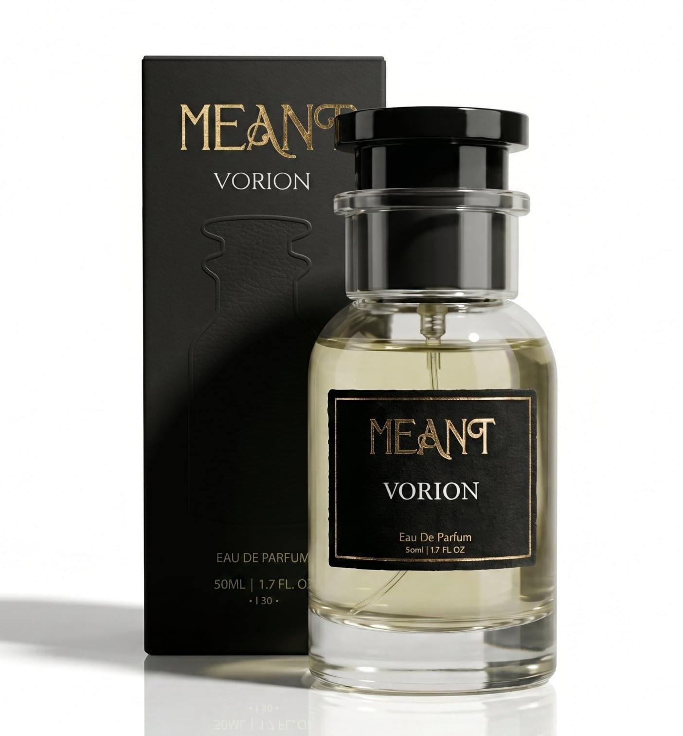 MEANT Vorion Eau de Parfum for Men, 50ml, Fresh Woody Smoky Scent, 12+ Hour Wear