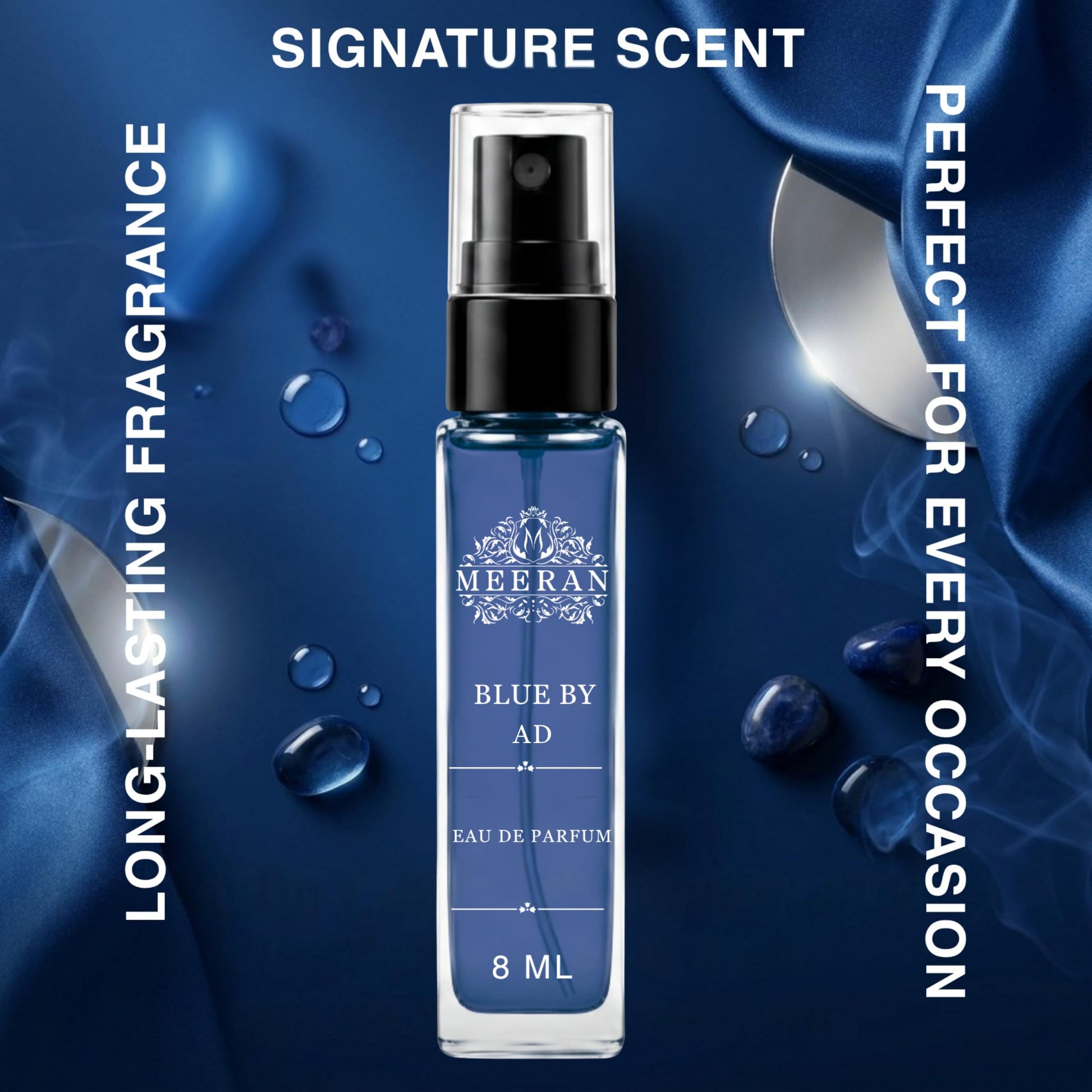 Meeran 9PM Elixir Extrait de Parfum, 8ml Unisex Concentrated Personal Fragrance - label detail (15)