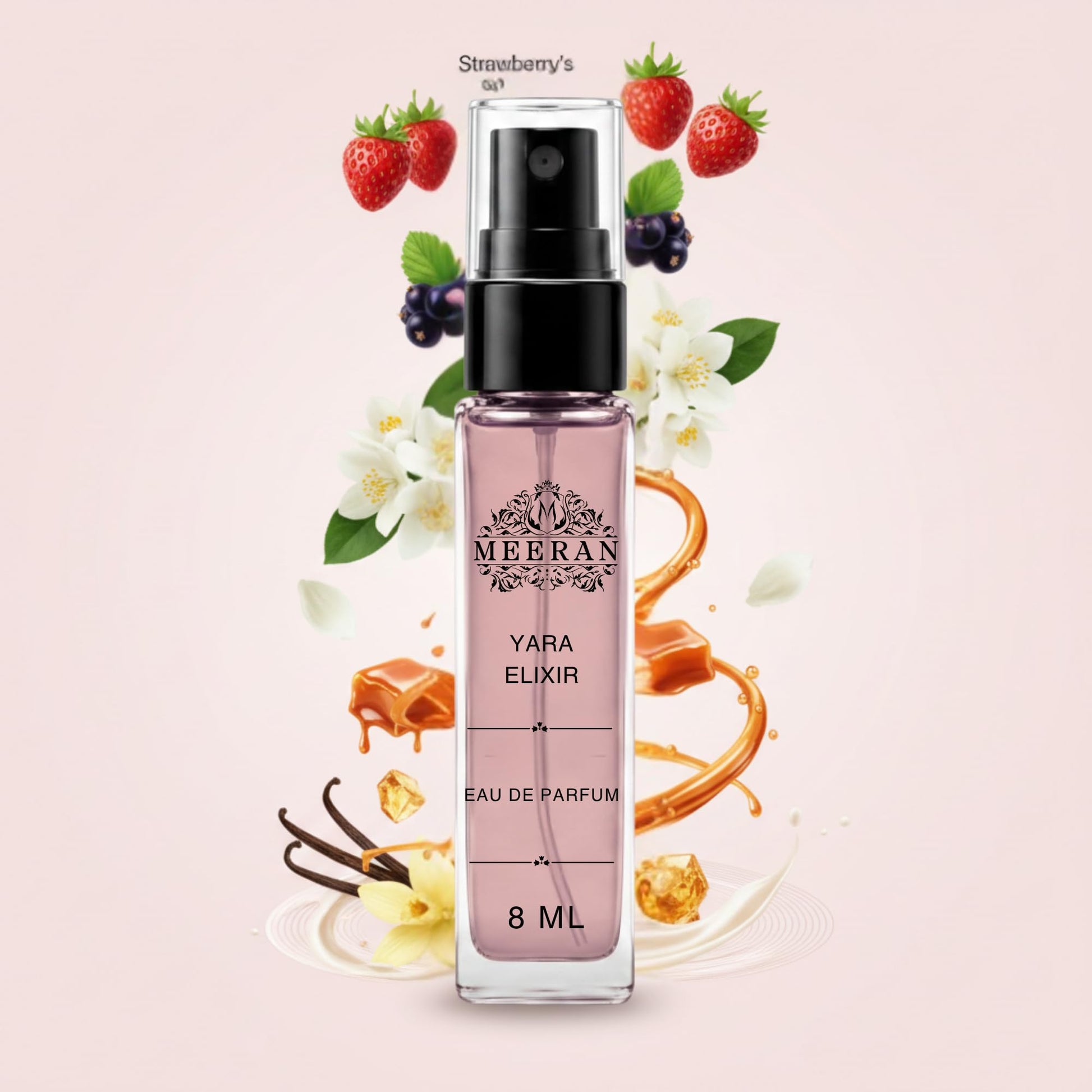 Meeran 9PM Elixir Extrait de Parfum, 8ml Unisex Concentrated Personal Fragrance - front view (17)