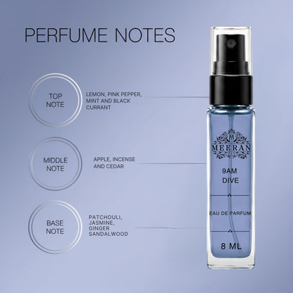 Meeran 9PM Elixir Extrait de Parfum, 8ml Unisex Concentrated Personal Fragrance - back view (8)