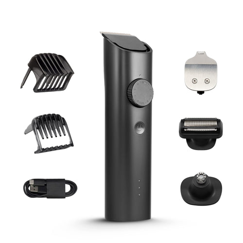 MI Xiaomi Grooming Kit, All-in-One Hair Trimmer, Body Groomer, Nose & Ear Trimmer, 40 Length Settings, 0.5mm Precision, Type-