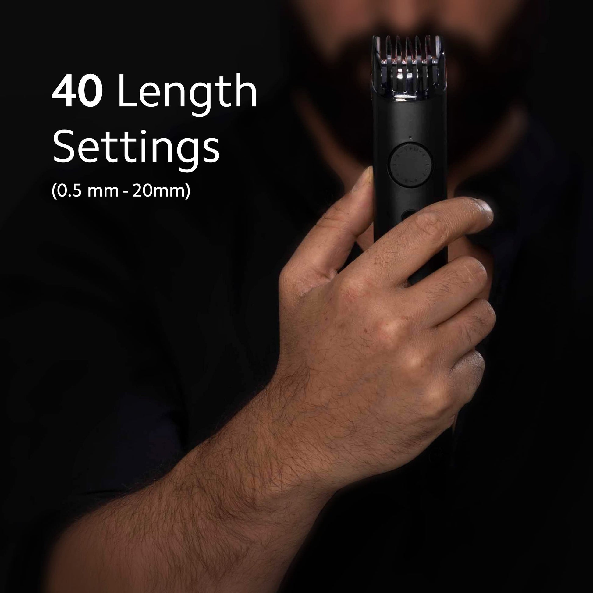 MI Xiaomi Grooming Kit, All-in-One Hair Trimmer, Body Groomer, Nose & Ear Trimmer, 40 Length Settings, 0.5mm Precision, Type-