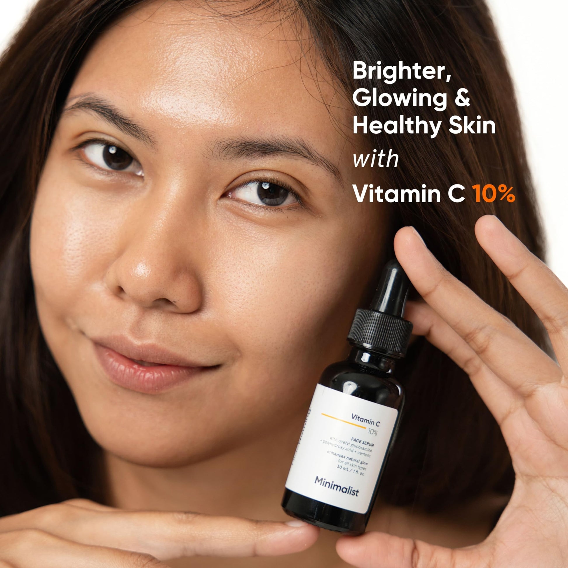 Minimalist 10% Ethyl Ascorbic Acid Vitamin C Serum, Stable Formula, Skin Care Serum - front view (10)