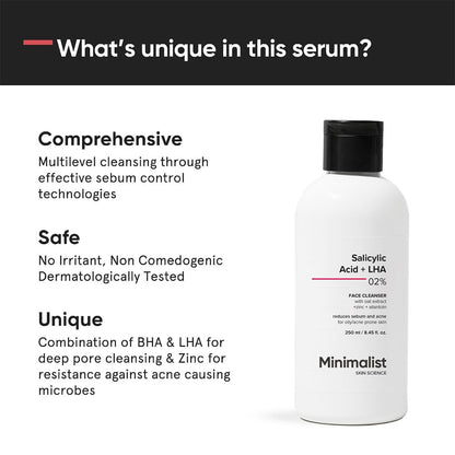 Minimalist 2% Salicylic Acid Face Wash with LHA for Oily and Combination Skin - packaging (10)