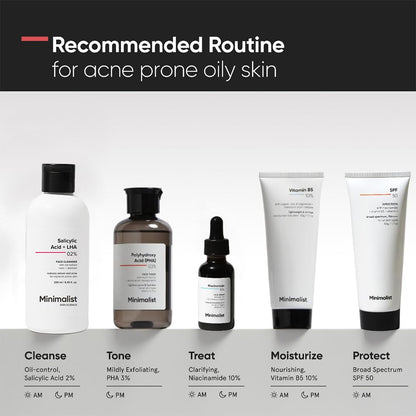 Minimalist 2% Salicylic Acid Face Wash with LHA for Oily and Combination Skin - label detail (11)
