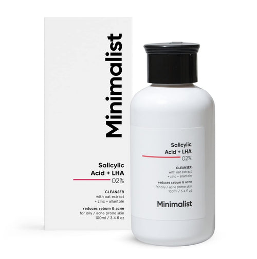 Minimalist 2% Salicylic Acid Face Wash with LHA for Oily and Combination Skin