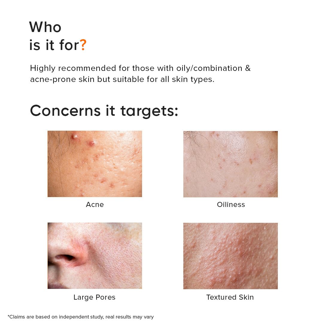 Minimalist 2% Salicylic Acid Face Wash with LHA for Oily and Combination Skin - back view