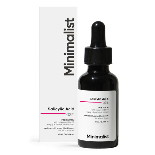 Minimalist 2% Salicylic Acid Serum, BHA Exfoliating Face Serum for Pore Cleansing and Oil Control