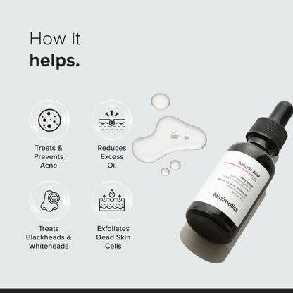 Minimalist 2% Salicylic Acid Serum, BHA Exfoliating Face Serum for Pore Cleansing and Oil Control - packaging (11)