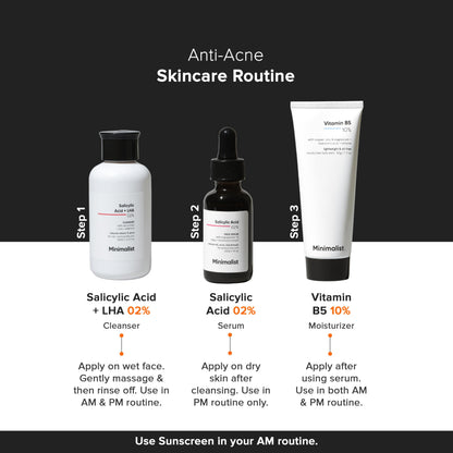 Minimalist 2% Salicylic Acid Serum, BHA Exfoliating Face Serum for Pore Cleansing and Oil Control - label detail (12)